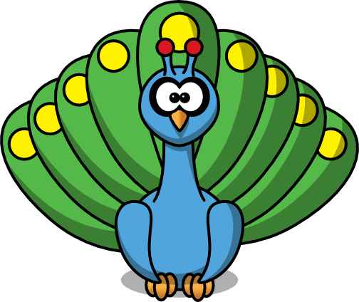 StudioFibonacci_Cartoon_peacock
